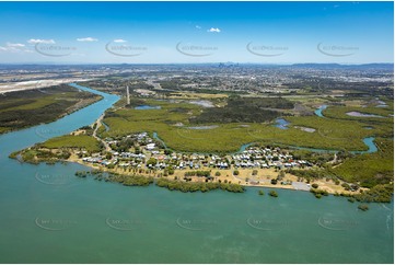 Aerial Photo Nudgee Beach Aerial Photography