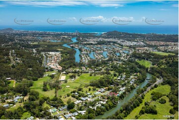 Aerial Photo Currumbin Waters QLD Aerial Photography