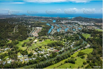 Aerial Photo Currumbin Waters QLD Aerial Photography