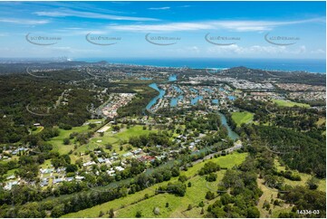 Aerial Photo Currumbin Waters QLD Aerial Photography