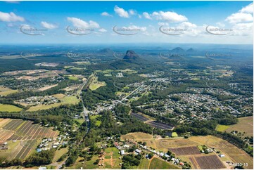 Aerial Photo Glass House Mountains QLD Aerial Photography