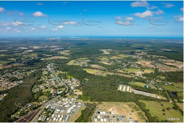 Aerial Photo Glass House Mountains QLD Aerial Photography