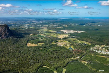 Aerial Photo Glass House Mountains QLD Aerial Photography