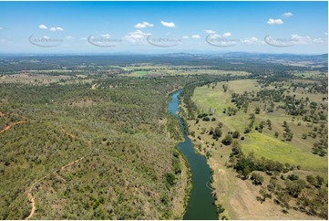 The Brisbane River at Borallon Aerial Photography