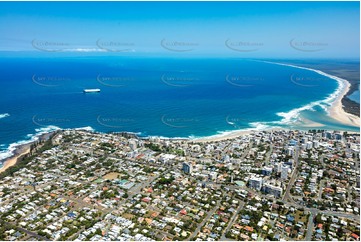 Aerial Photo Moffat Beach QLD Aerial Photography