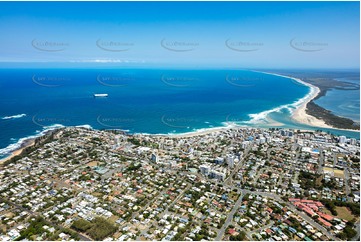 Aerial Photo Moffat Beach QLD Aerial Photography