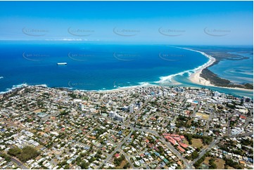 Aerial Photo Moffat Beach QLD Aerial Photography