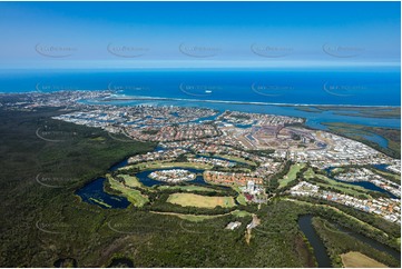 Aerial Photo Pelican Waters QLD Aerial Photography