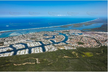 Aerial Photo Pelican Waters QLD Aerial Photography