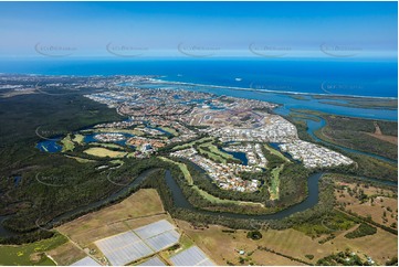 Aerial Photo Pelican Waters QLD Aerial Photography