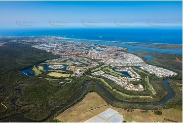 Aerial Photo Pelican Waters QLD Aerial Photography