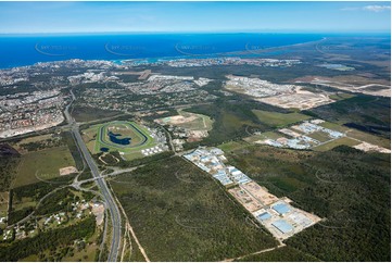 High Altitude Aerial Photo Bells Creek QLD Aerial Photography