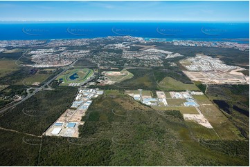 High Altitude Aerial Photo Bells Creek QLD Aerial Photography
