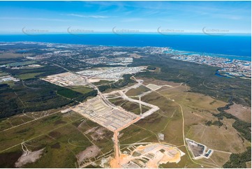 High Altitude Aerial Photo Bells Creek QLD Aerial Photography