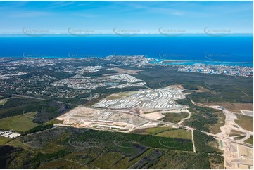 High Altitude Aerial Photo Bells Creek QLD Aerial Photography