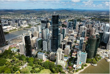 Aerial Photo Brisbane City QLD Aerial Photography