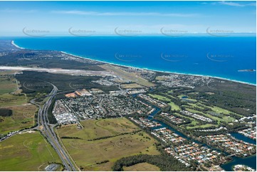 Aerial Photo Twin Waters QLD Aerial Photography