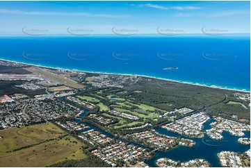 Aerial Photo Twin Waters QLD Aerial Photography