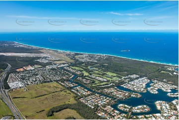 Aerial Photo Twin Waters QLD Aerial Photography