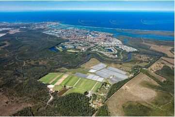 High Altitude Aerial Photo Bells Creek QLD Aerial Photography