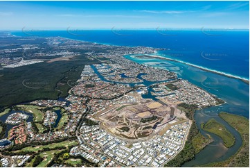 High Altitude Aerial Photo Pelican Waters QLD Aerial Photography