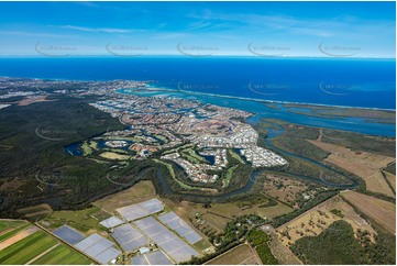 High Altitude Aerial Photo Bells Creek QLD Aerial Photography