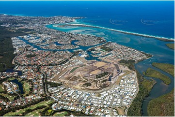 High Altitude Aerial Photo Pelican Waters QLD Aerial Photography