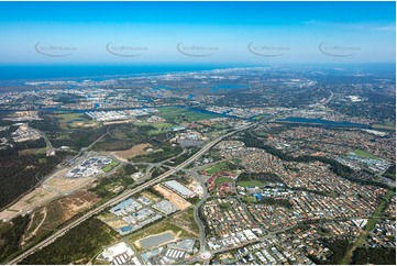 High Altitude Aerial Photo Upper Coomera QLD Aerial Photography