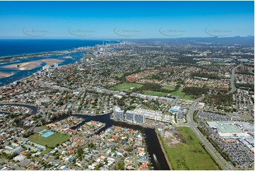 Aerial Photo Biggera Waters QLD Aerial Photography