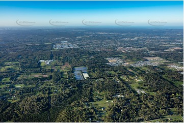 High Altitude Aerial Photo Chambers Flat QLD Aerial Photography