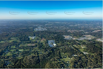 High Altitude Aerial Photo Chambers Flat QLD Aerial Photography