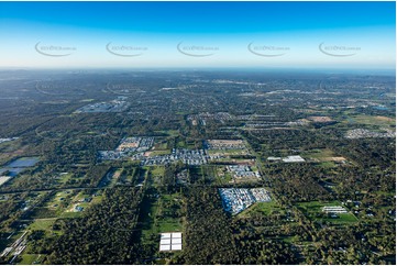 High Altitude Aerial Photo Chambers Flat QLD Aerial Photography