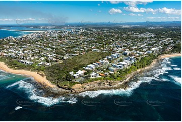 Aerial Photo Moffat Beach QLD Aerial Photography