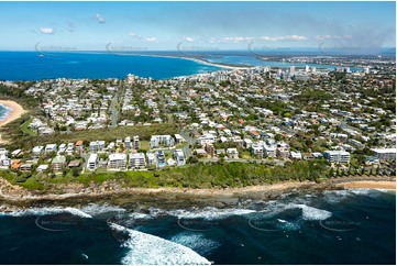 Aerial Photo Moffat Beach QLD Aerial Photography