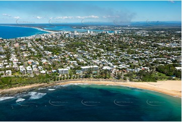 Aerial Photo Moffat Beach QLD Aerial Photography