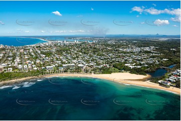 Aerial Photo Moffat Beach QLD Aerial Photography