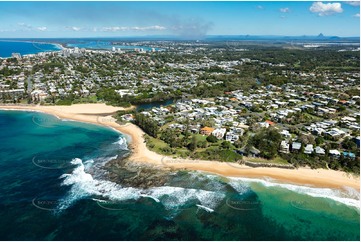 Aerial Photo Dicky Beach QLD Aerial Photography