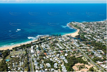 Aerial Photo Dicky Beach Aerial Photography