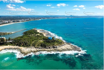 Point Cartwright Lighthouse QLD Aerial Photography