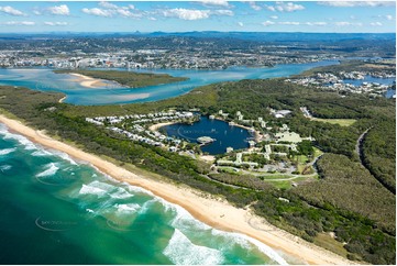 Aerial Photo Twin Waters QLD Aerial Photography