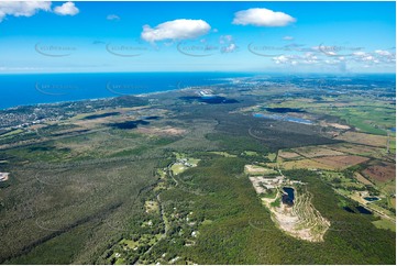 High Altitude Aerial Photo Yandina Creek QLD Aerial Photography