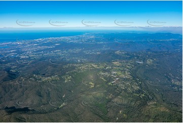 High Altitude Aerial Photo Tamborine Mountain Aerial Photography