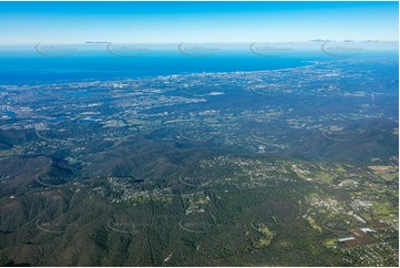 High Altitude Aerial Photo Tamborine Mountain Aerial Photography
