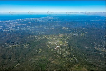 High Altitude Aerial Photo Tamborine Mountain Aerial Photography