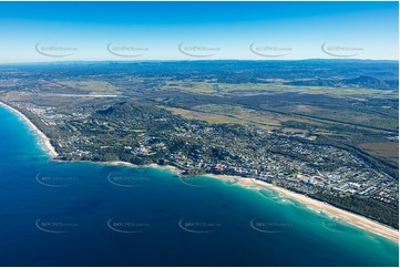 High Altitude Aerial Photo Coolum Beach Aerial Photography