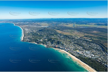 High Altitude Aerial Photo Coolum Beach Aerial Photography