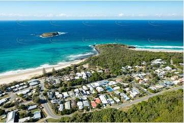 Aerial Photo Fingal Head Aerial Photography