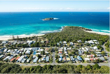 Aerial Photo Fingal Head Aerial Photography