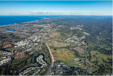 High Altitude Aerial Photo Mudgeeraba Aerial Photography