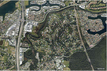 High Altitude Vertical Aerial Photo Of River Downs Helensvale Aerial Photography